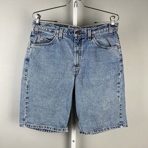 Vintage 90s Levi's 550 Orange Tab Denim‎ Jean Shorts Mens 34 Relaxed Fit Jorts